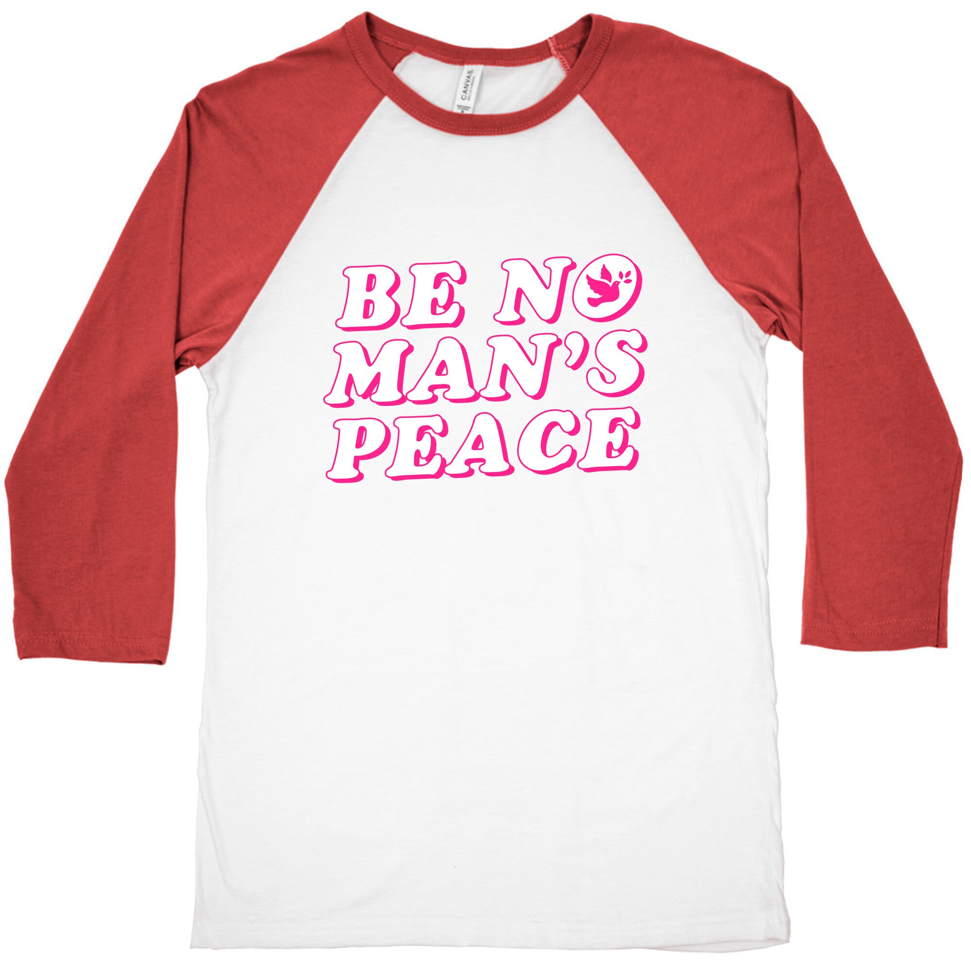 Be No Mans Peace Baseball Tee